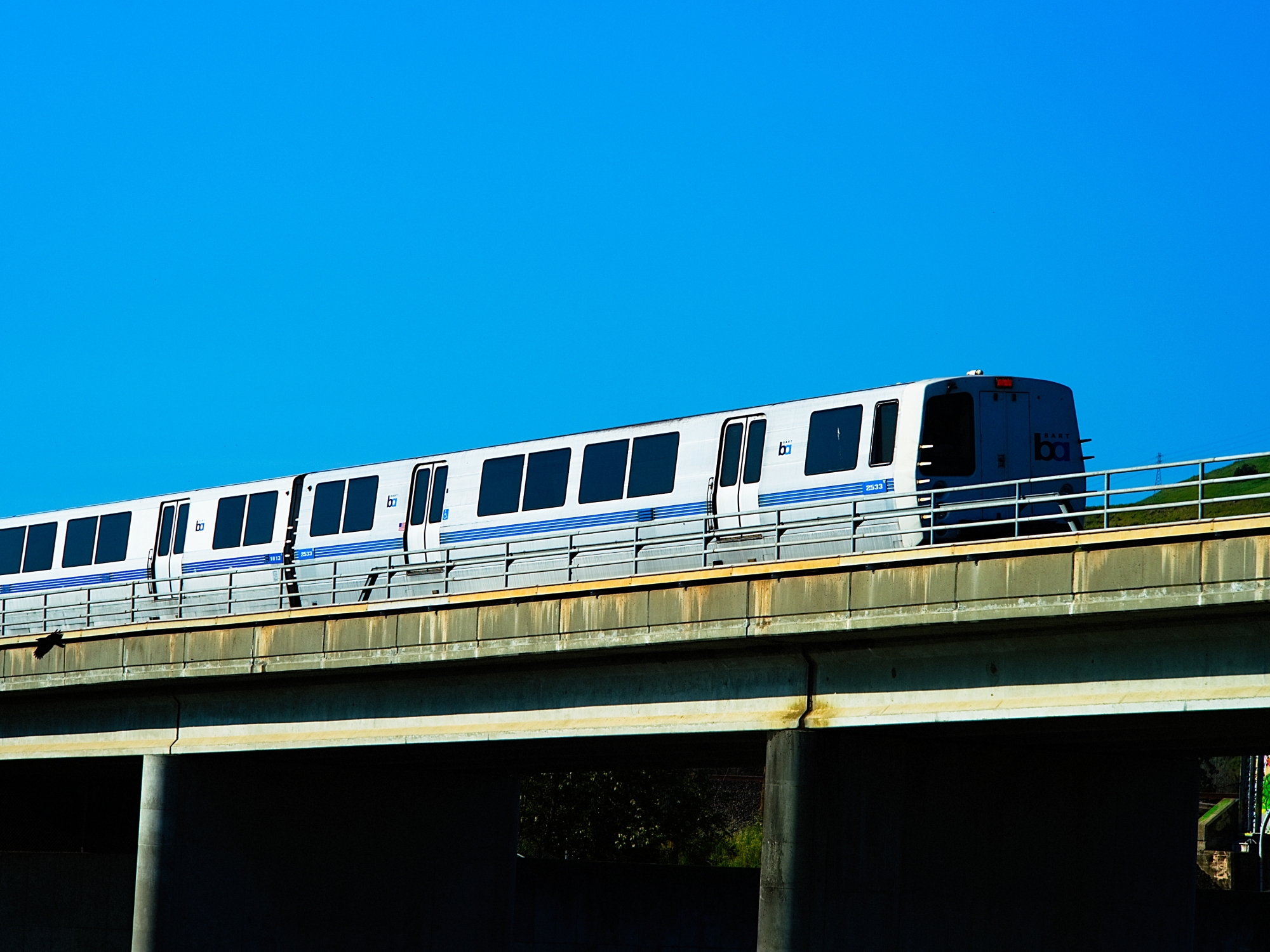 BART-Train-on-Bridge-Nikon-Df-46