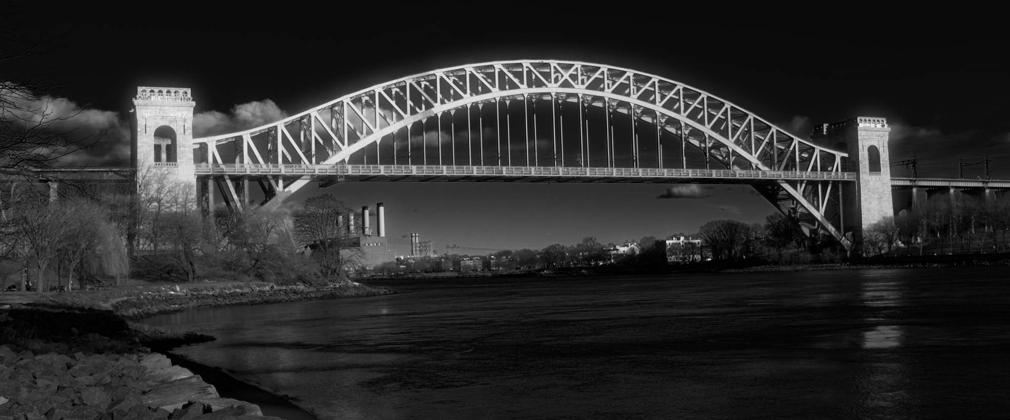 The Hells Gate Bridge NYC