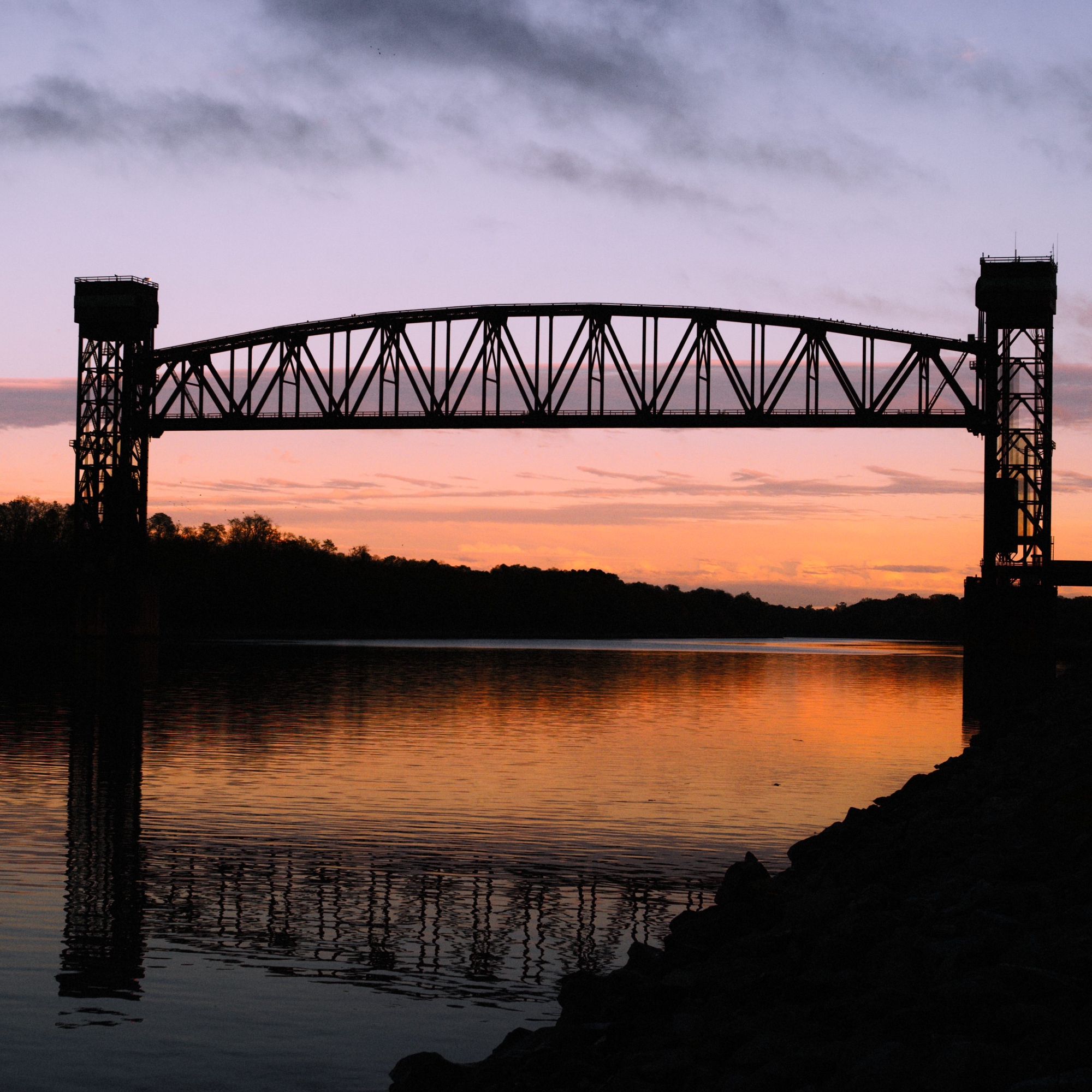 CD Canal Railroad-Bridge </BR>Nikon 58 mm F 1.2 NOCT