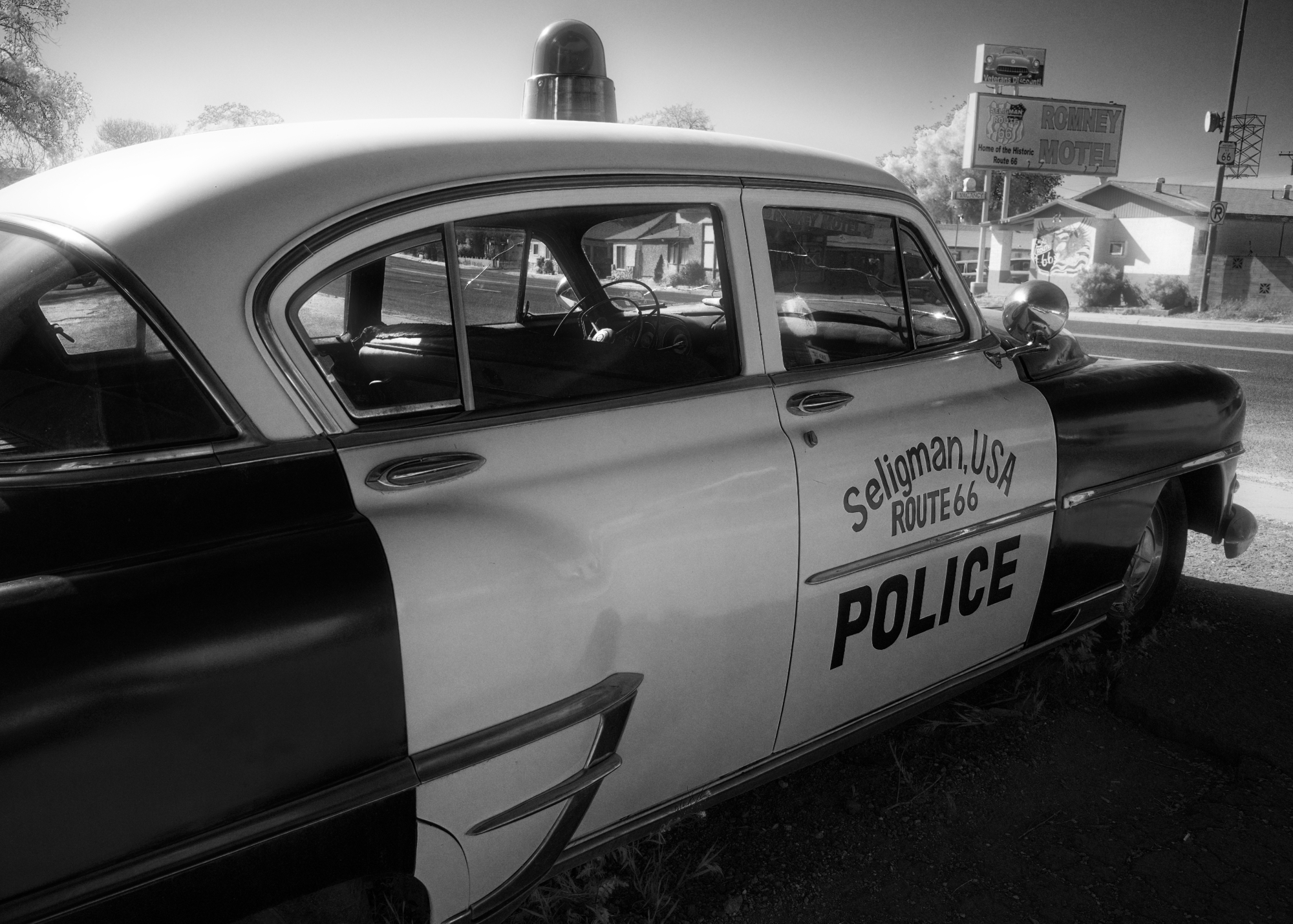 RT 66 Police Car </BR>Saligman, AZ