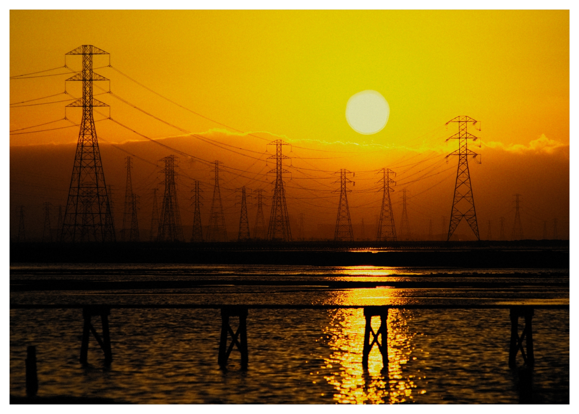 Sunset-Powerlines